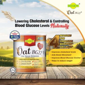 Oat BG22 Cholesterol and Glucose Lowering 