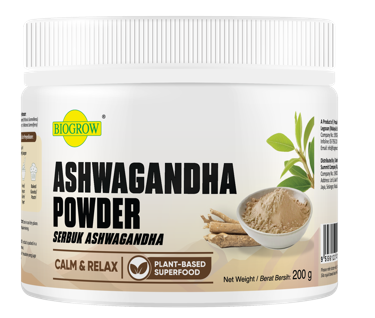Biogrow Ashwagandha Powder 200g