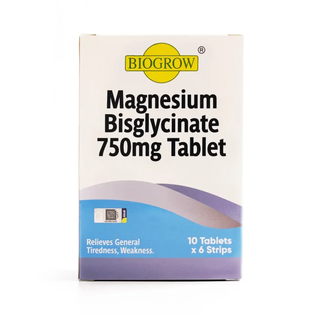 biogrow magnesium bisglycinate front